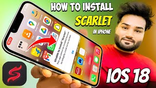 Unable To Install Scarlet In IOS 18 Fix  Download Scarlet In IPhone And Anti Revoke Scarlet [upl. by Yasmar]