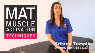 Kristen Tamplin  Muscle Activation Therapy  Treatment video [upl. by Alysia]