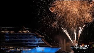 MSC Seaside Naming Ceremony Highlights [upl. by Xylia]