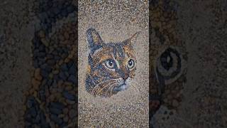 Stray 4 2024 Impermanent artwork using found stones by Justin Bateman landart mosaic [upl. by Glyn]