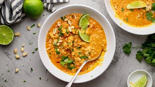 Keto Massaman Chicken Curry Thai Inspired Recipe [upl. by Flieger436]