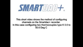 Yokogawa SMARTDAC Paperless Recorder How to Configure Channels [upl. by Aicenet554]