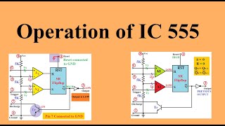 IC 555  Working of IC 555 [upl. by John]