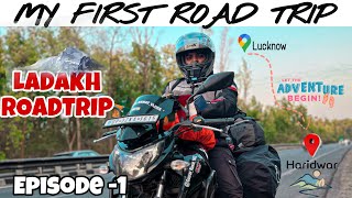 Ladakh road trip 2024Lucknow to Haridwar Extreme Advanture  bikes ladakhdairies [upl. by Drofkcor]