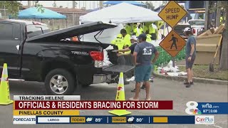 St Pete residents take innovative approach to combat floodwater [upl. by Annette529]