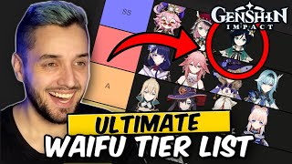 The ULTIMATE Genshin Impact Waifu Tier List [upl. by Aretahs]