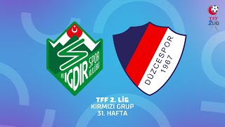 TFF 2Lig  Alagöz Holding Iğdır Futbol Kulübü  Düzce Cam Düzcespor [upl. by Weintrob]