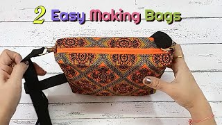 2 Easy and Useful Bags to Make At Home [upl. by Eudocia]