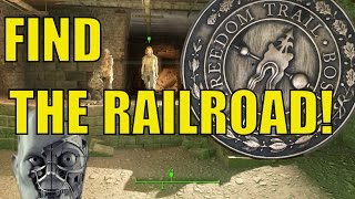 Fallout 4 How To Find The Railroad  The Molecular LevelThe Road To Freedom Guide [upl. by Popele268]