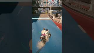 Cyberpunk 2077 Motorbike Driving Tour around the Night City  Realistic Driving [upl. by Aneeres]