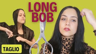 Come tagliarsi i capelli da soleCASCHETTO LUNGO long Bob [upl. by Olympe]