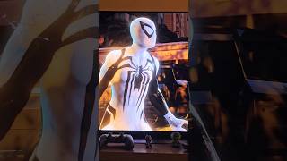 Anti Venom Spiderman transformation White suit ps5 gaming 4k games spiderman [upl. by Leahcim535]