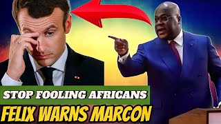 Boldly Challenging FrancePresident Tshisekedi Asserts Africas Rights in press conference [upl. by Tima]