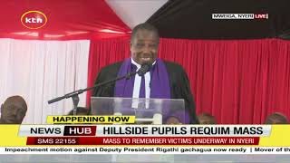 Happening now Mass to remember Hillside Endarasha victims underway in Nyeri [upl. by Yrrab]