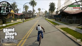 GTA San Andreas Definitive Edition Android TAPI DI HP KENTANG [upl. by Oilejor249]