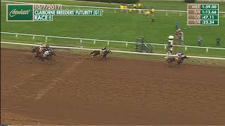 2017 Claiborne Breeders Futurity G1  stretch run [upl. by Eceinhoj138]