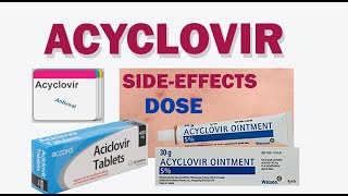 Acyclovir dosage usesside effects [upl. by Hahnert]