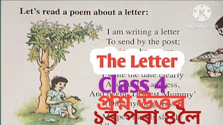 The Letter Class 4 English Lesson 5 question answersThe Letter poem class 4 [upl. by Eeluj]