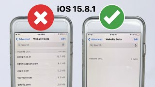 iOS 1581  Clear Cache Data on iPhone 6s amp 7  Free up Storage [upl. by Seen]