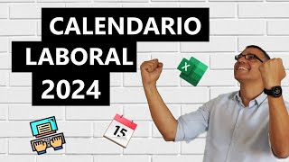 Calendario laboral 2024 en Excel [upl. by Monica]