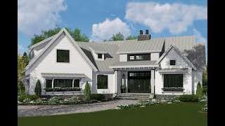 MODERN FARMHOUSE HOUSE PLAN 09800312 [upl. by Ahsilla]