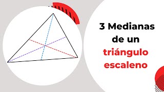 Encuentra las longitudes de las medianas de un triángulo con vértices 02 34 61 [upl. by Amaj]