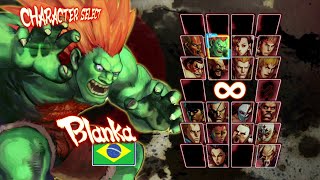 Street Fighter IV  Blanka Arcade Mode [upl. by Dulcle916]