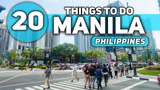 Best Things To Do in Manila Philippines 2024 4K [upl. by Annairba252]