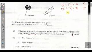 CSEC CXC Maths Past Paper 2 Question 2c January 2013 Exam Solutions ACT Math SAT Math [upl. by Harv]