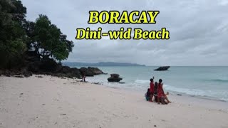 Boracay DiniWid Beach Walk Tour  by Ruby The Islander [upl. by Nwahsav]