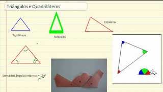 Triângulos e quadriláteros Formas geométricas  MXM  5 [upl. by Rann824]