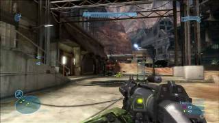 Halo Reach Beta  Grenade Launcher Gameplay [upl. by Annhej650]