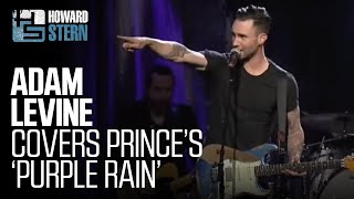 Adam Levine Performs quotPurple Rainquot at the Howard Stern Birthday Bash on SiriusXM [upl. by Swirsky]