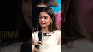 Rashmika Mandanna Reveals Her Relationship Status  Rashmika Speech2024 [upl. by Cleodel]