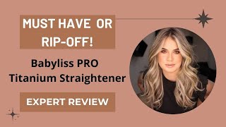 Babyliss PRO Nano Titanium Digital Straightener Review  SalonQuality Styling at Your Fingertips [upl. by Solraced724]