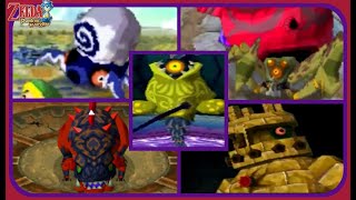 The Legend of Zelda Phantom Hourglass  All Boss Encounters  NO DAMAGE [upl. by Lindsy]