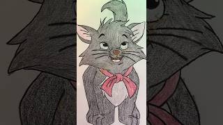 Berlioz Aristocats Drawing fypシ゚ fyp disney aristocats cat kitten art artist draw drawing [upl. by Mullac390]