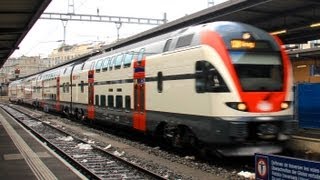 SBB CFF FFS SWISS RAIL GENEVE TO LUZERN [upl. by Ecirpak]