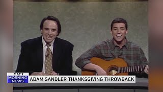 Adam Sandlers Thanksgiving song throwback [upl. by Atsahs]