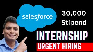 Salesforce Biggest Internship 2024  HTML internship IBM freshers [upl. by Tsenrae]