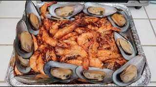 BOILING CRAB WHOLE SHEBANG RECIPE SPICY SEAFOOD BOIL [upl. by Nemajneb673]