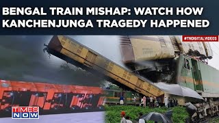 Bengal Train Accident How Did Kanchenjunga Express Disaster Happen Death Toll Rises Tragic Video [upl. by Nannie]