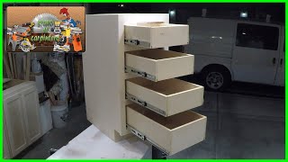 Como realizar cajones fuertes para gabinete En Madera contrachapada How to make Drawers playwood [upl. by Mcclees967]