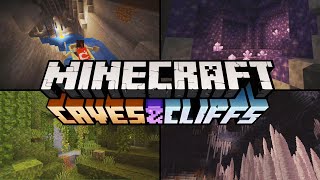 Minecraft 117  Caves and Cliffs Update  Underground Biomes Warden Boss Archaeology [upl. by Hilarius]