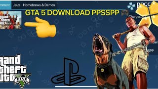 COMMENT TÉLÉCHARGER GTA 5 PPSSPP [upl. by Asilana]