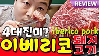 이베리코 돼지고기 소고기같은 돼지고기 세계4대진미 iberico 맛상무 리뷰 [upl. by Sacci695]