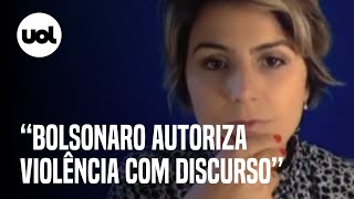 Manuela dÁvilla sobre atos no dia 7 de setembro “Bolsonaro autoriza violência com discurso” [upl. by Rojas]