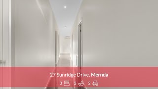 27 Sunridge Drive Mernda VIC [upl. by Kobi]