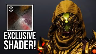 How To Get This Exclusive New Shader LIMITED TIME ONLY  Destiny 2 Lightfall [upl. by Olatha235]