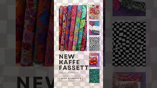 New KAFFE FASSETT Prints  August 24 collection quilting sewing fabric craftideas [upl. by Remliw]